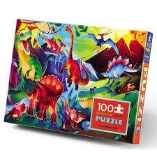 Croc Creek100pc Dinosaur World Puzzle