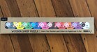 Wooden Sheep Puzzle: Learn your numbers and colours in English and Te Reo
