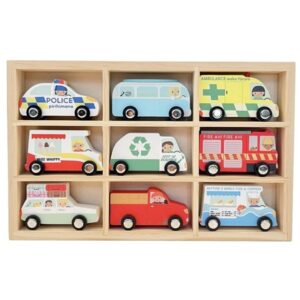 Kiwiana Vehicles Wooden Car Set